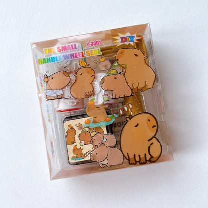 Cute Cartoon Roller Stamp Gift Set