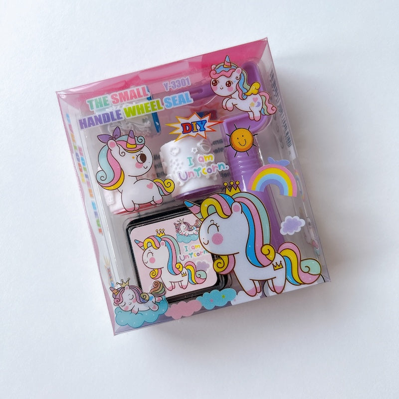 Cute Cartoon Roller Stamp Gift Set