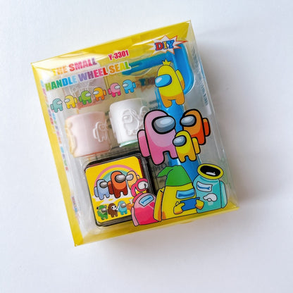 Cute Cartoon Roller Stamp Gift Set