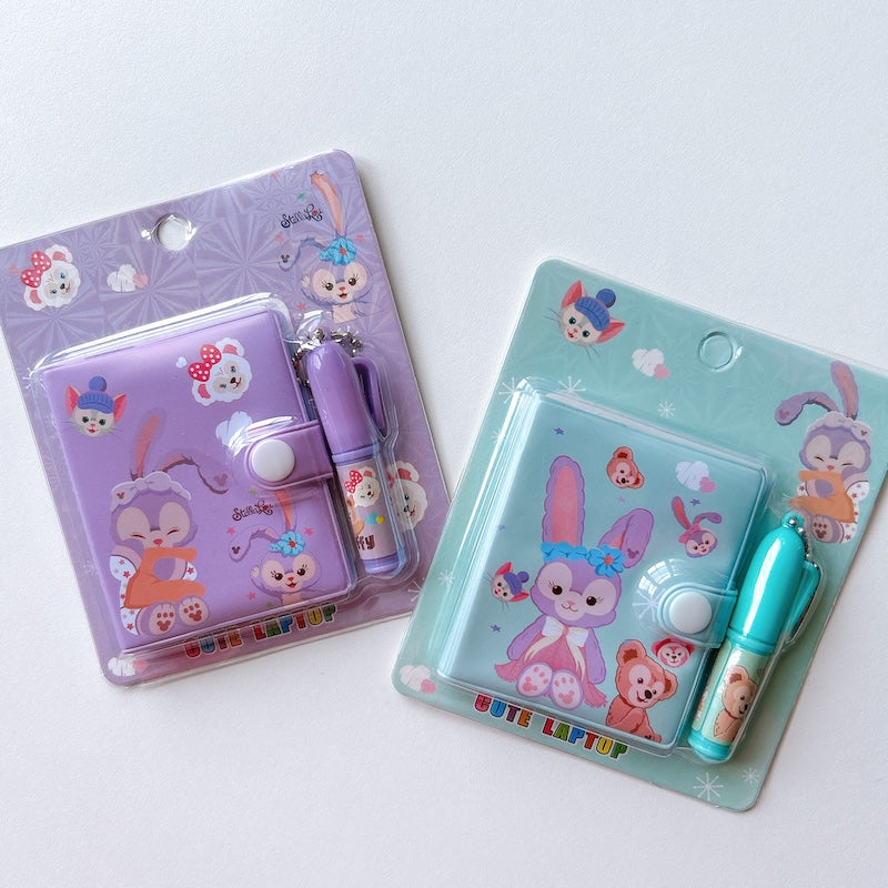 Cute Cartoon Portable Notebook & Pen Set