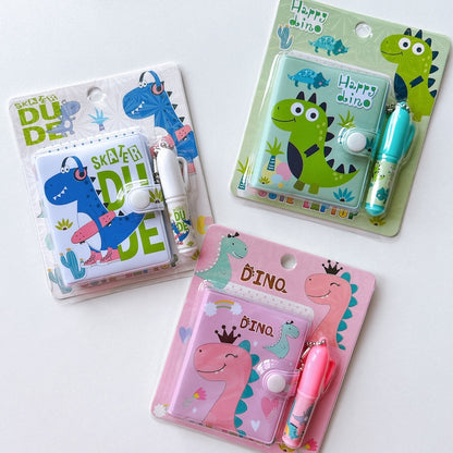 Cute Cartoon Portable Notebook & Pen Set