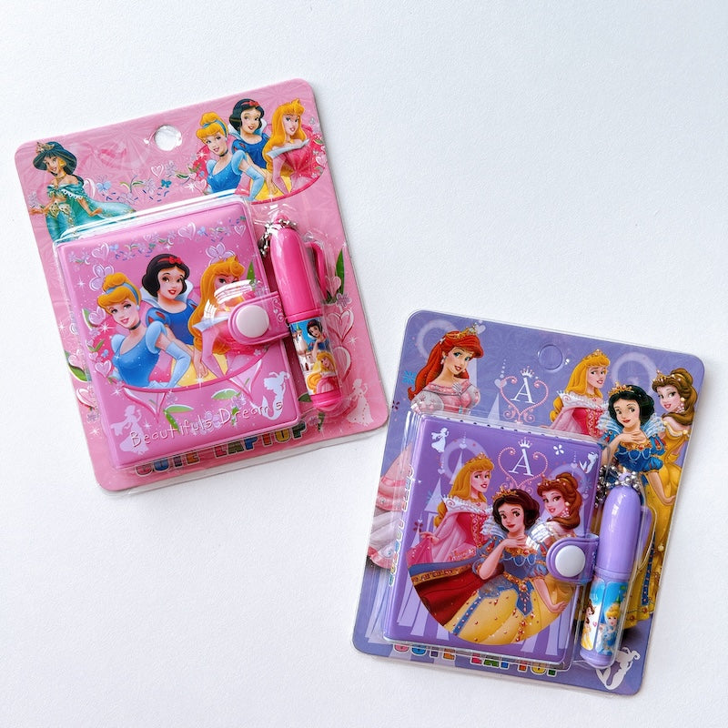 Cute Cartoon Portable Notebook & Pen Set