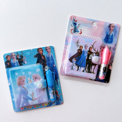 Cute Cartoon Portable Notebook & Pen Set