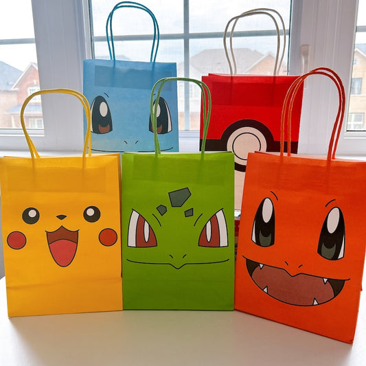 Cartoon Paper Gift Bag with Handle