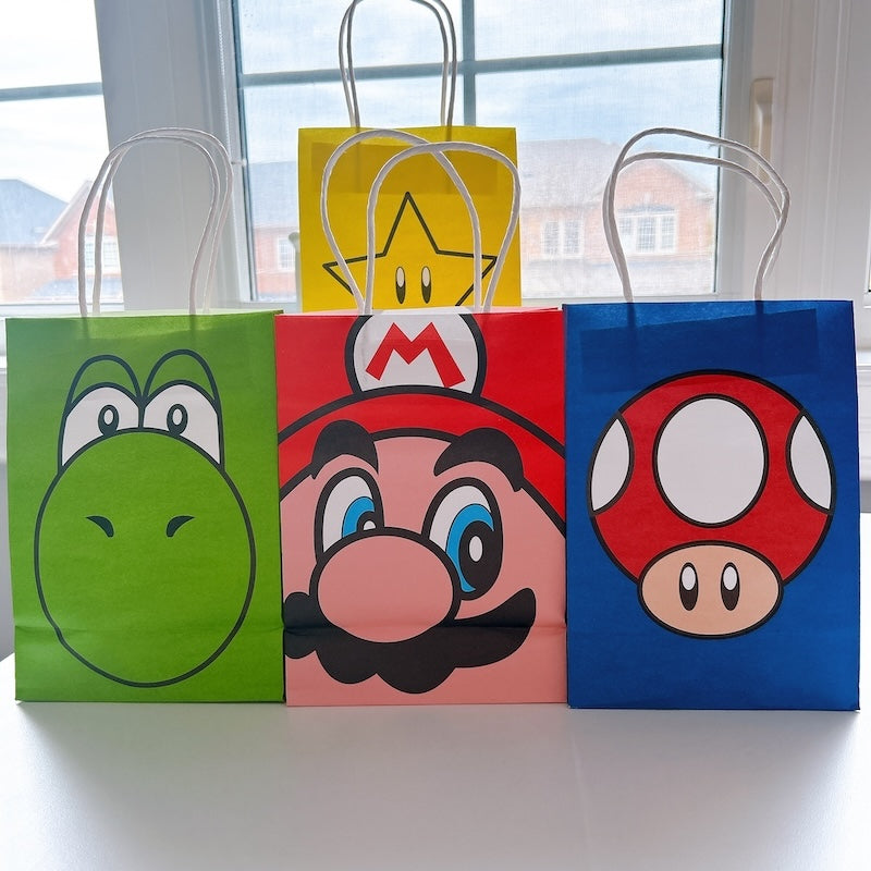 Cartoon Paper Gift Bag with Handle