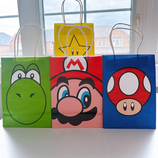 Cartoon Paper Gift Bag with Handle