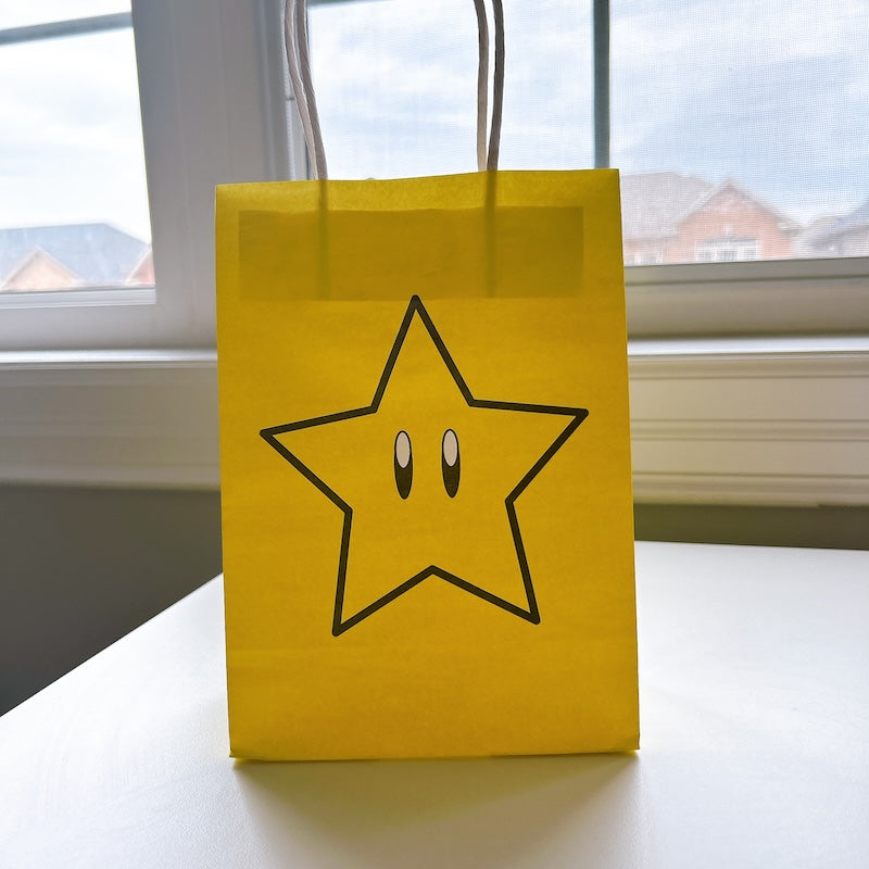 Cartoon Paper Gift Bag with Handle