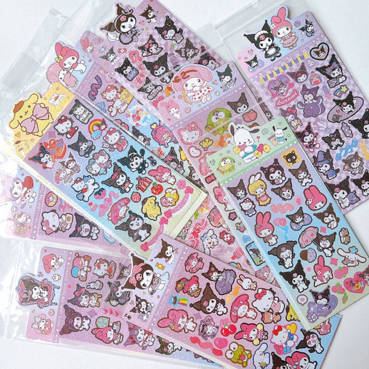 Cute Cartoon Holographic Stickers - 1PCS
