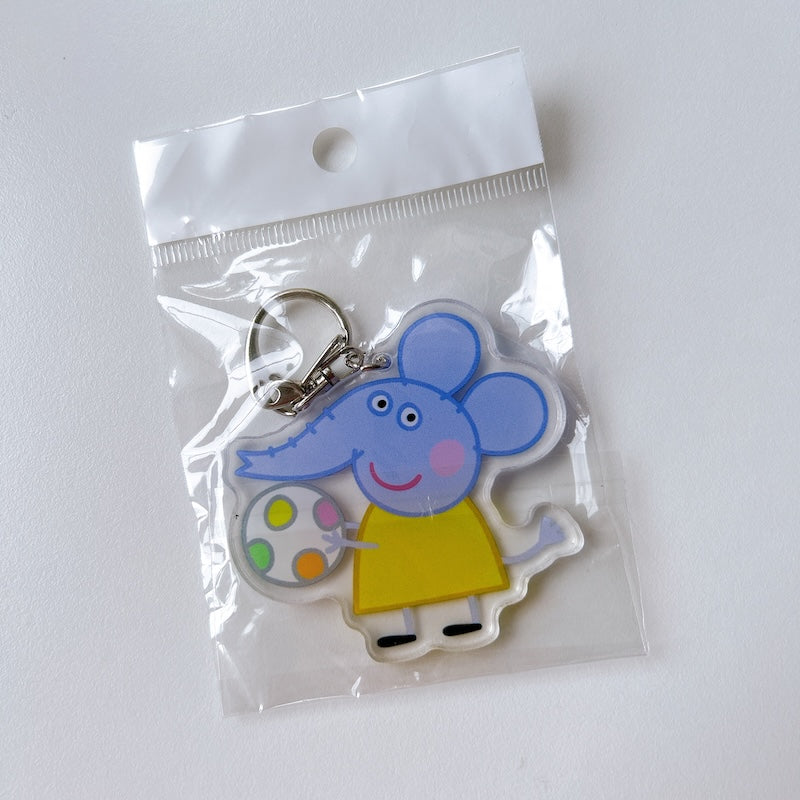 Cartoon Acrylic Keychain Charm