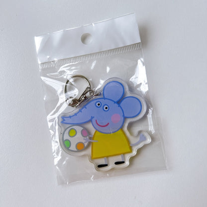Cartoon Acrylic Keychain Charm
