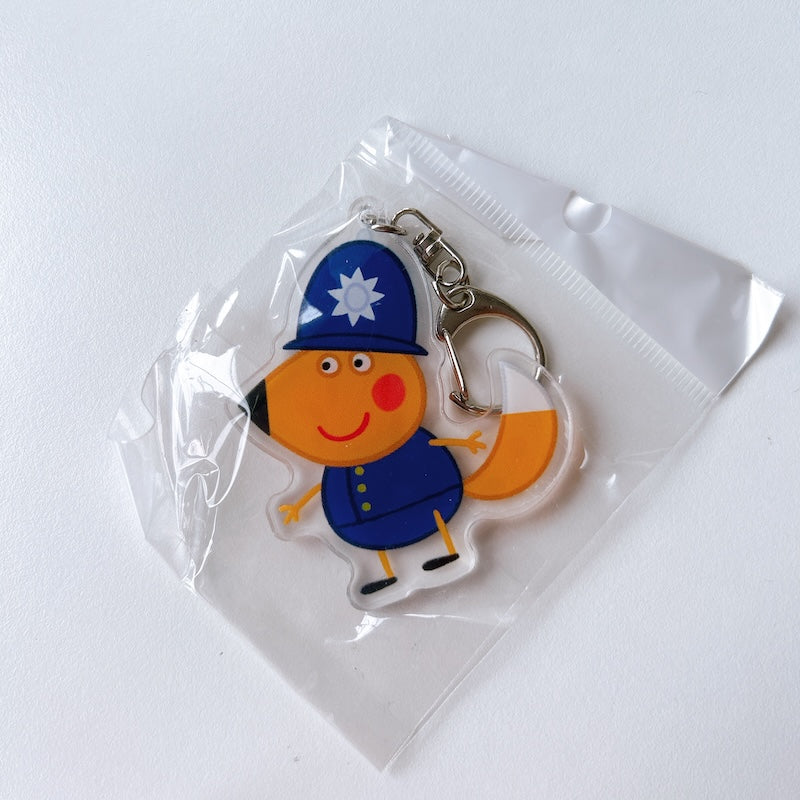 Cartoon Acrylic Keychain Charm