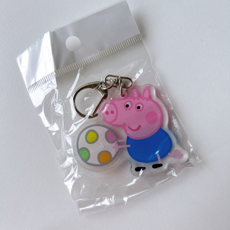 Cartoon Acrylic Keychain Charm