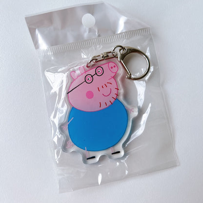 Cartoon Acrylic Keychain Charm