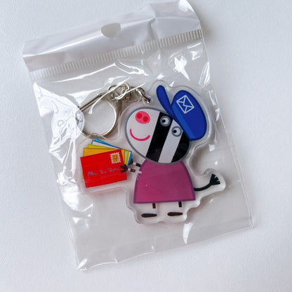 Cartoon Acrylic Keychain Charm