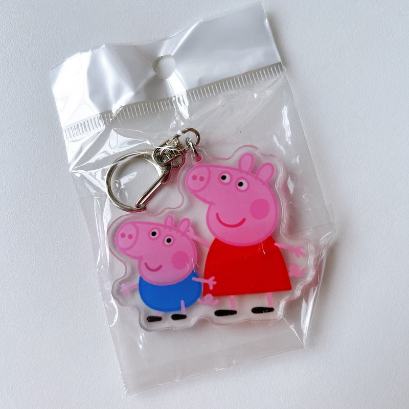Cartoon Acrylic Keychain Charm