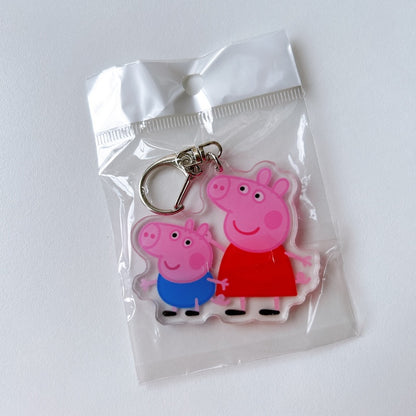 Cartoon Acrylic Keychain Charm