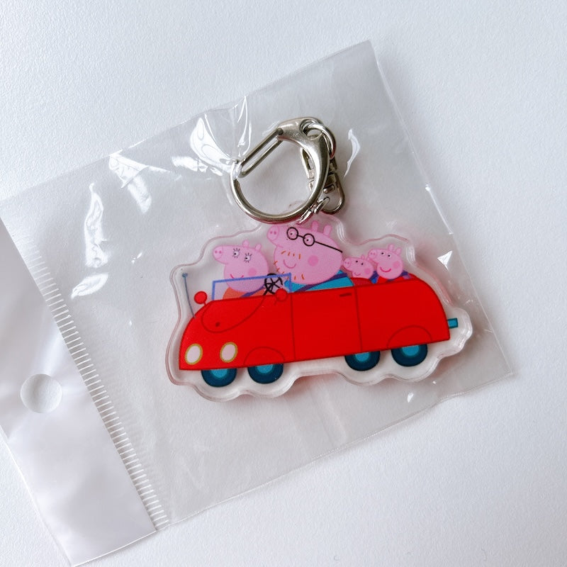 Cartoon Acrylic Keychain Charm