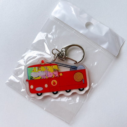 Cartoon Acrylic Keychain Charm