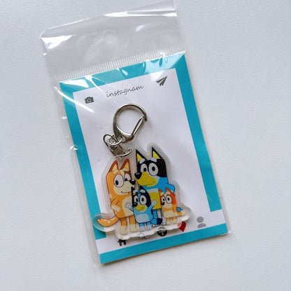 Cartoon Acrylic Keychain Charm