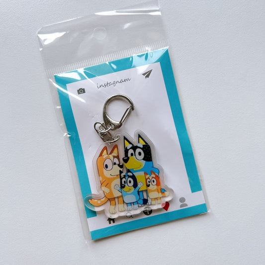 Cartoon Acrylic Keychain Charm