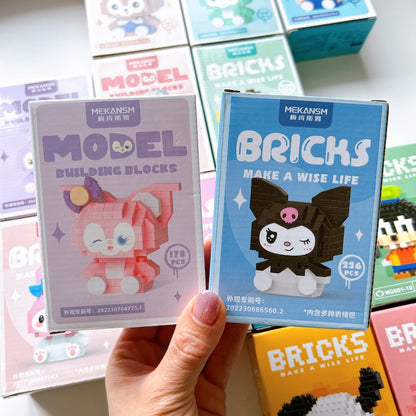 Cartoon Character Building Blocks