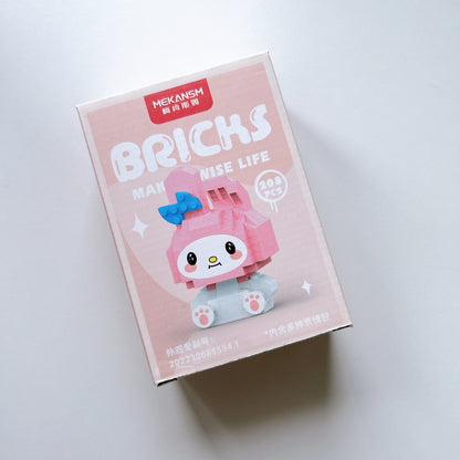 Cartoon Character Building Blocks