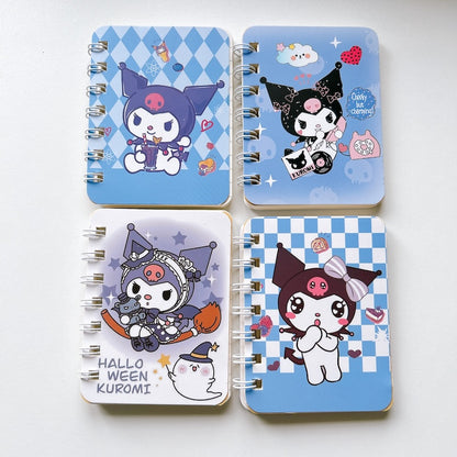 Cute Cartoon Spiral Mini Notebook