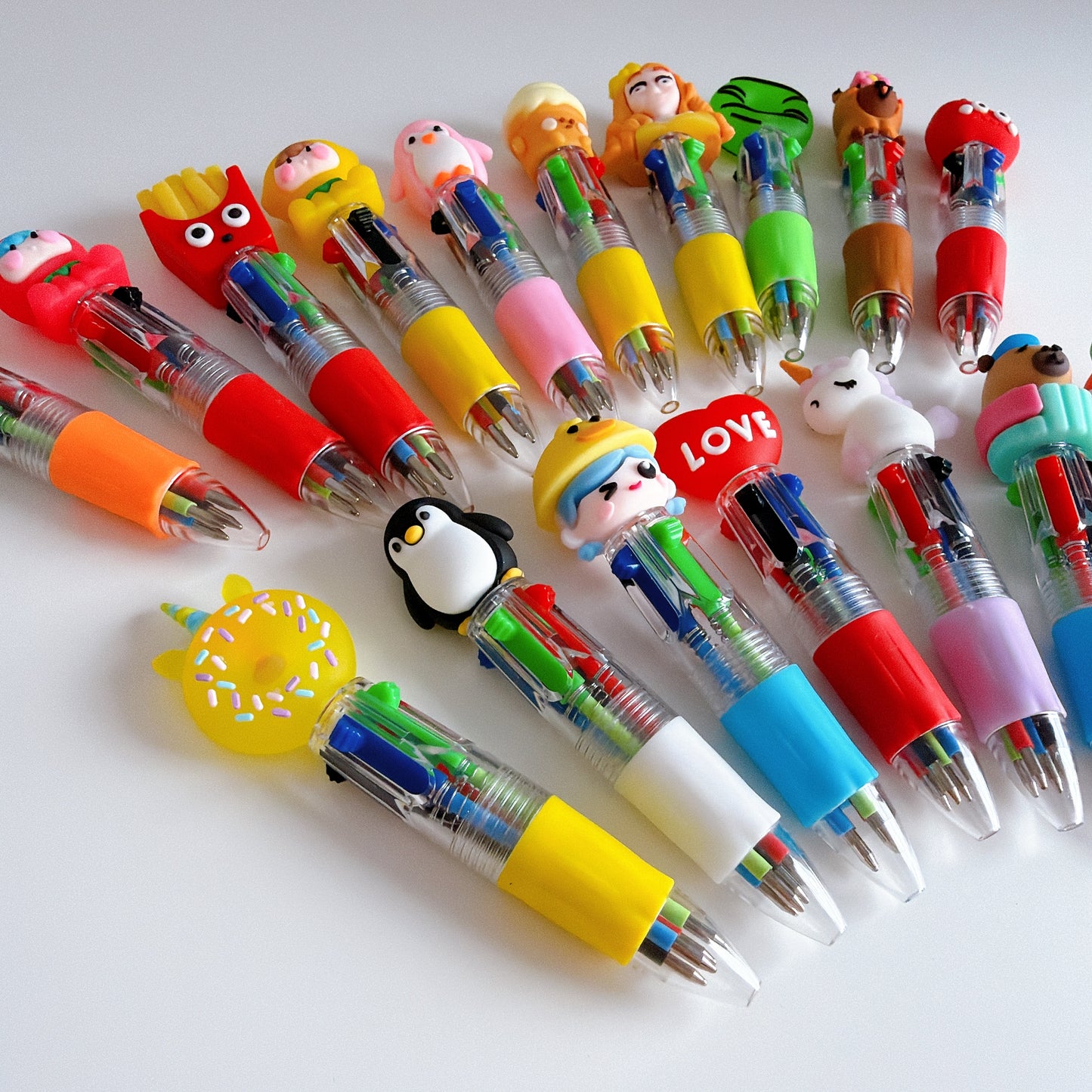 Cute Plush Bear Keychain & Stationery Gift Set