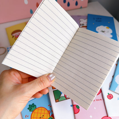 Cute Plush Bear Keychain & Stationery Gift Set