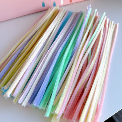 Chenille Stems Macaron Color – Extra Thick & Flexible for DIY Crafts
