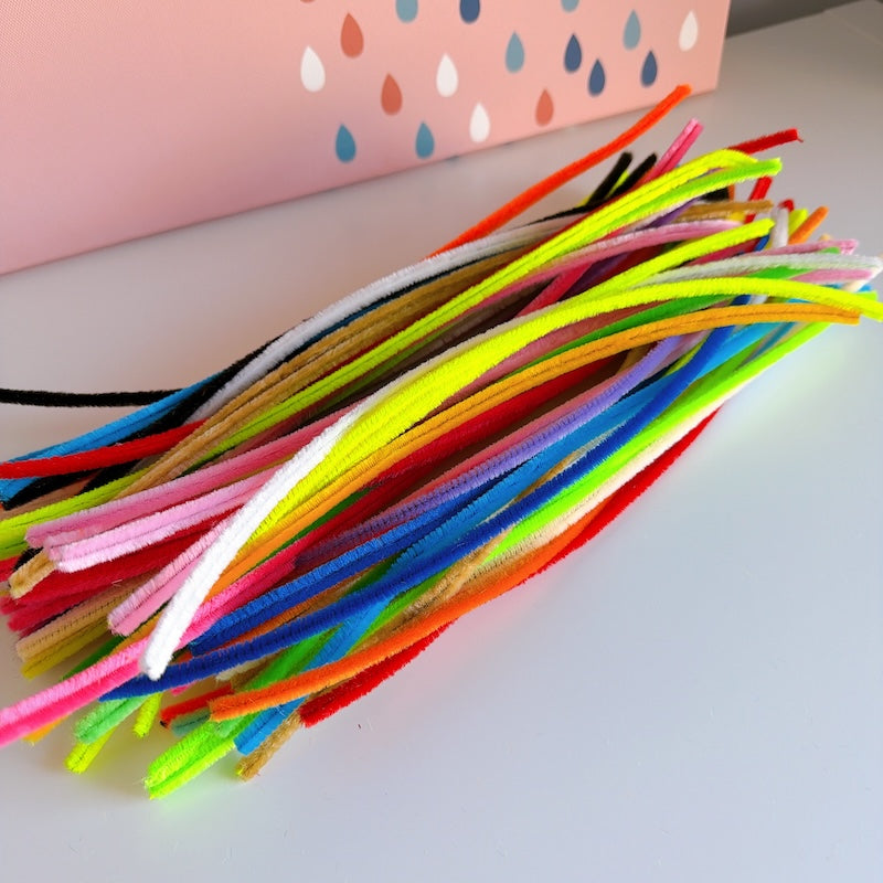 Chenille Stems 20 Color – Extra Thick & Flexible for DIY Crafts