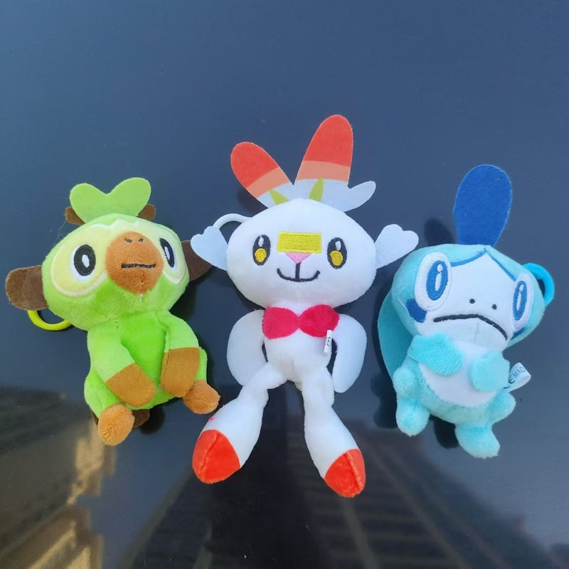 Cute Cartoon Plush Keychain Charms