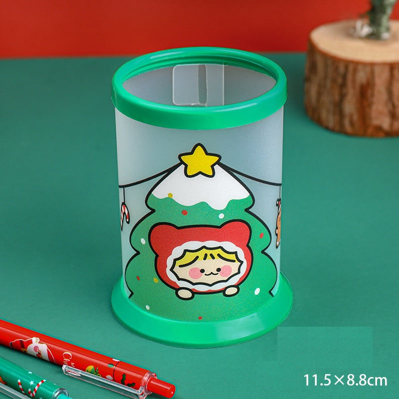 Christmas DIY Pen Holder – Foldable Desktop Organizer