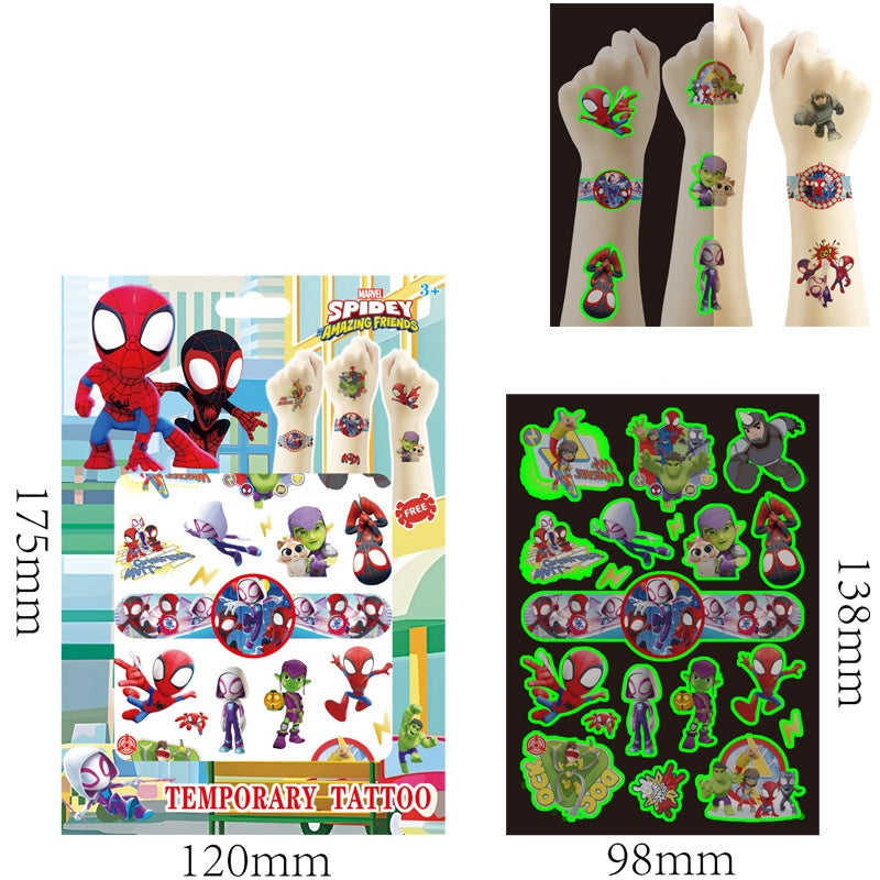 Kids Temporary Tattoos 4 Sheets Gift Set