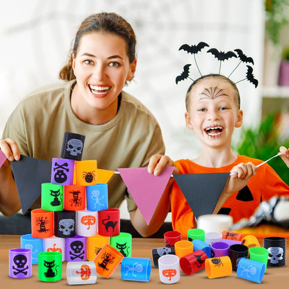 Mini Halloween Rainbow Spring Toys