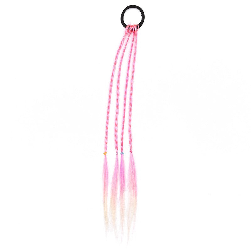 Cute Colorful Twist Braid Hair Tie for Girls