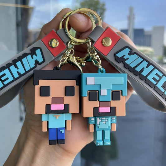 Cute Cartoon Silicone Keychain