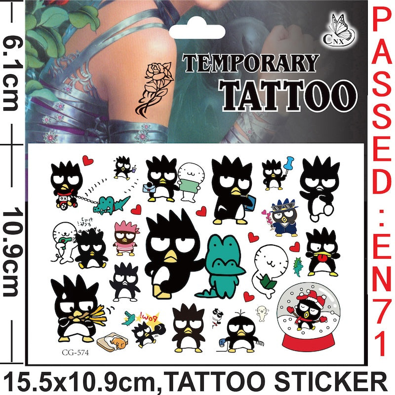 Temporary Tattoos for Kids Single Pack
