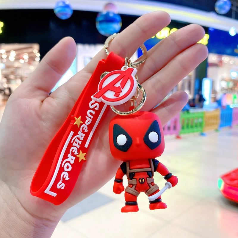 Cartoon Soft Silicone Keychain
