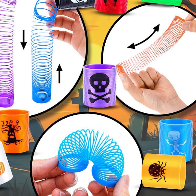 Mini Halloween Rainbow Spring Toys