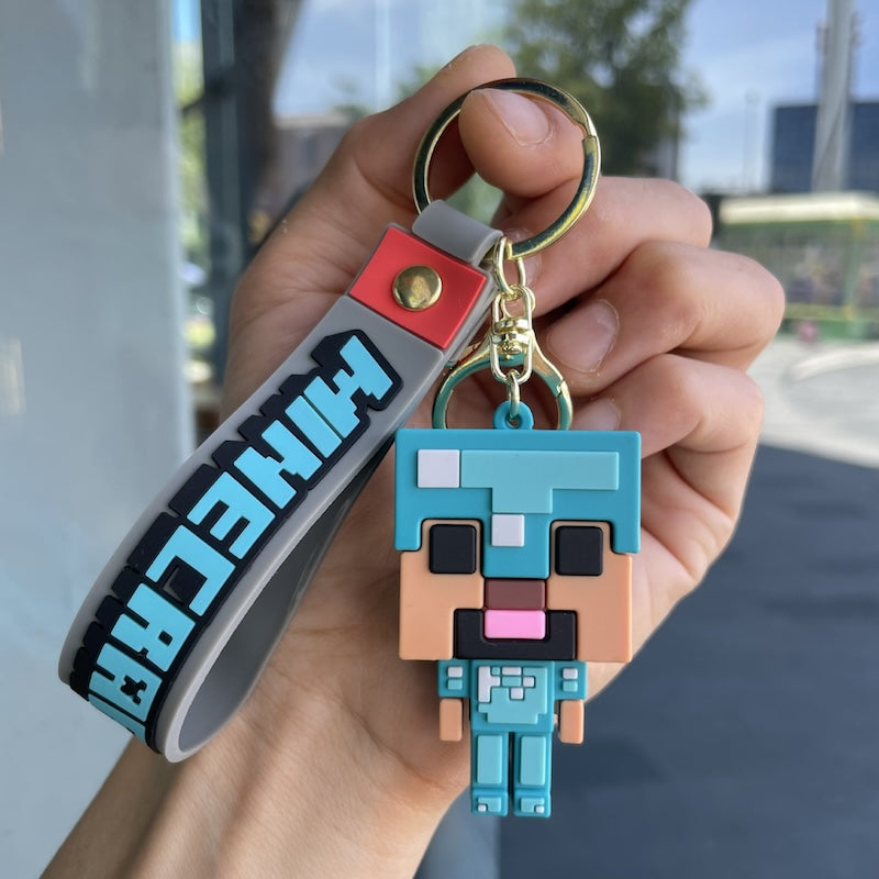 Cute Cartoon Silicone Keychain