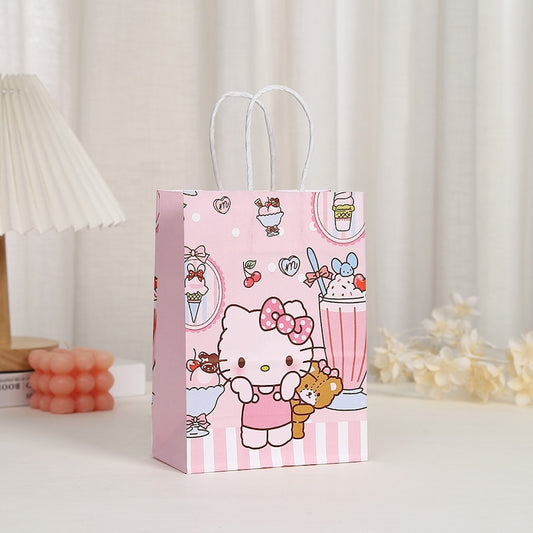 Cartoon Paper Gift Bag with Handle