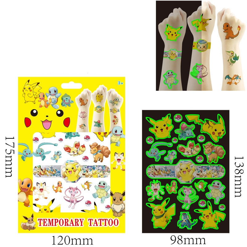 Kids Temporary Tattoos 4 Sheets Gift Set