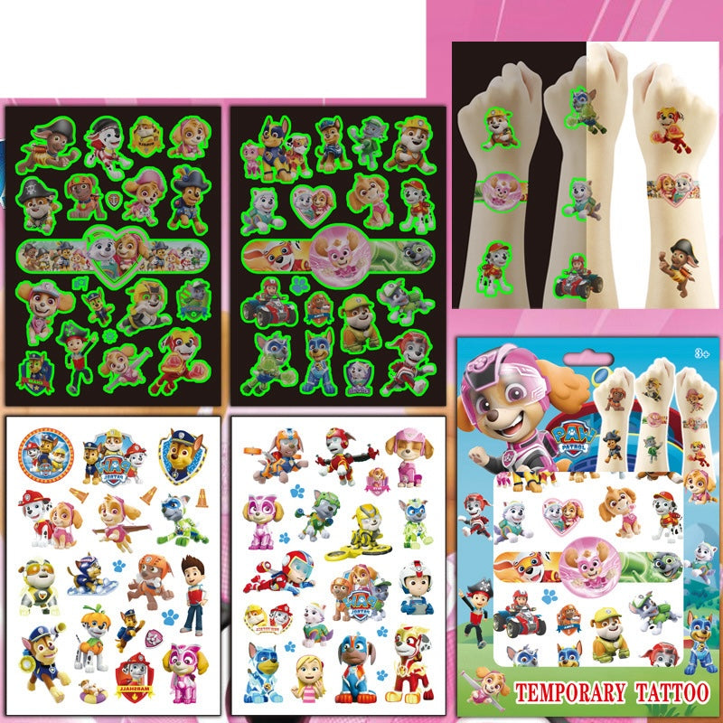 Kids Temporary Tattoos 4 Sheets Gift Set