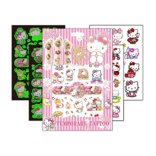 Kids Temporary Tattoos 4 Sheets Gift Set