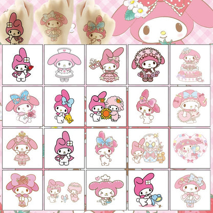 Kids Temporary Tattoo Stickers 5x5cm 20PCS Set