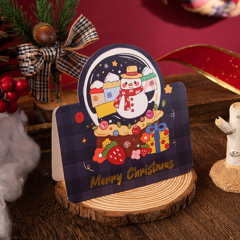 Christmas Mini Foil Greeting Cards – Pack of 10