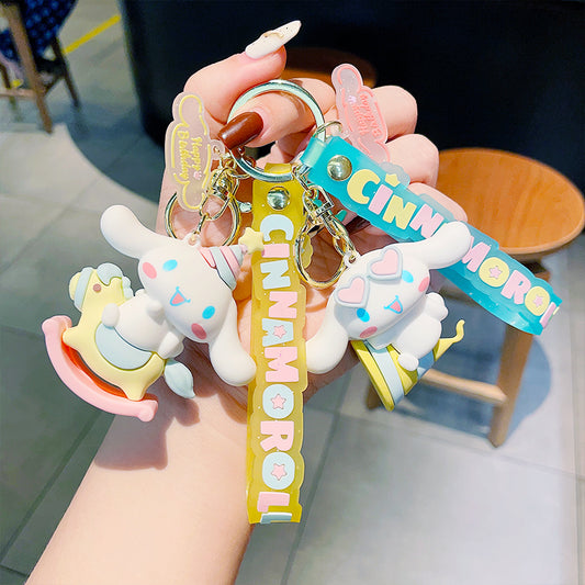 Cartoon Soft Silicone Keychain