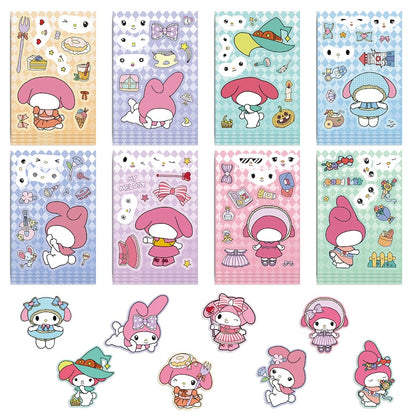 Make-a-Face DIY Sticker Set – 8 Sheets