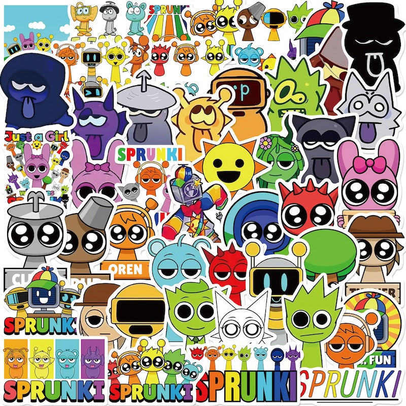 50PCS DIY Waterproof Stickers